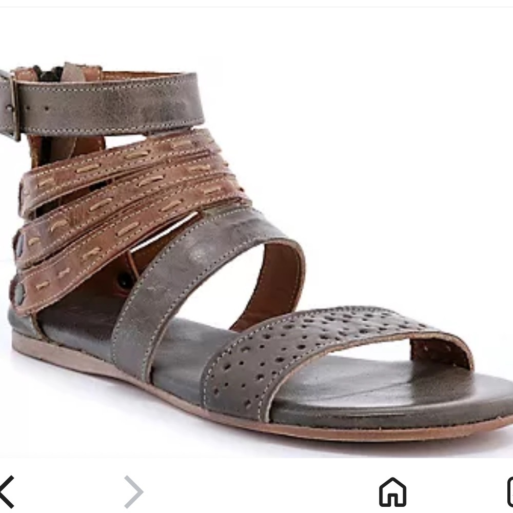 NWOT BedStu Artemis Brown Strappy Sandals - Size 6.5